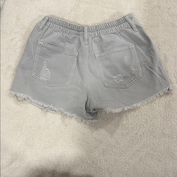 BOGO: Aerie Blue and Gray Jean Shorts - Picture 7 of 7